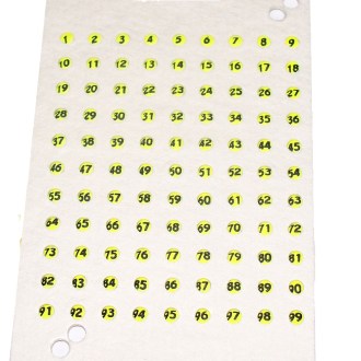 Opalitové značky - 100 ks